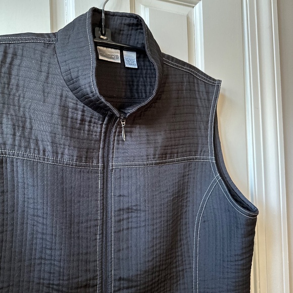 Chico's - Black Vest - Size XL (Chico's 3) - Picture 2 of 5